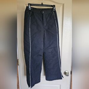Athletech Large 10/12 Waterproof Snow Pants In Black